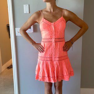 Alice & Olivia Coral Summer Dress | Size 4